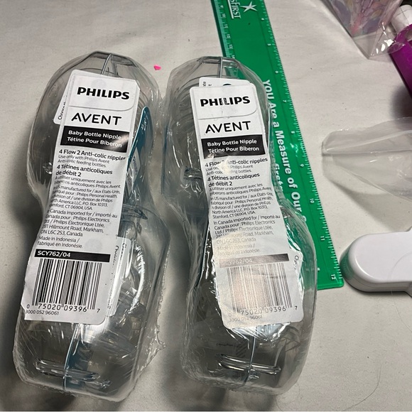 Phillips Avent Anti-Colic Flow Baby Bottle Nipple 1m+ Brand New 2 Packs=8 Avent - Picture 11 of 16